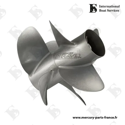 BRAVO Three Finition Mate - 13,5 x 28 RD Inox 3 pales Arrière